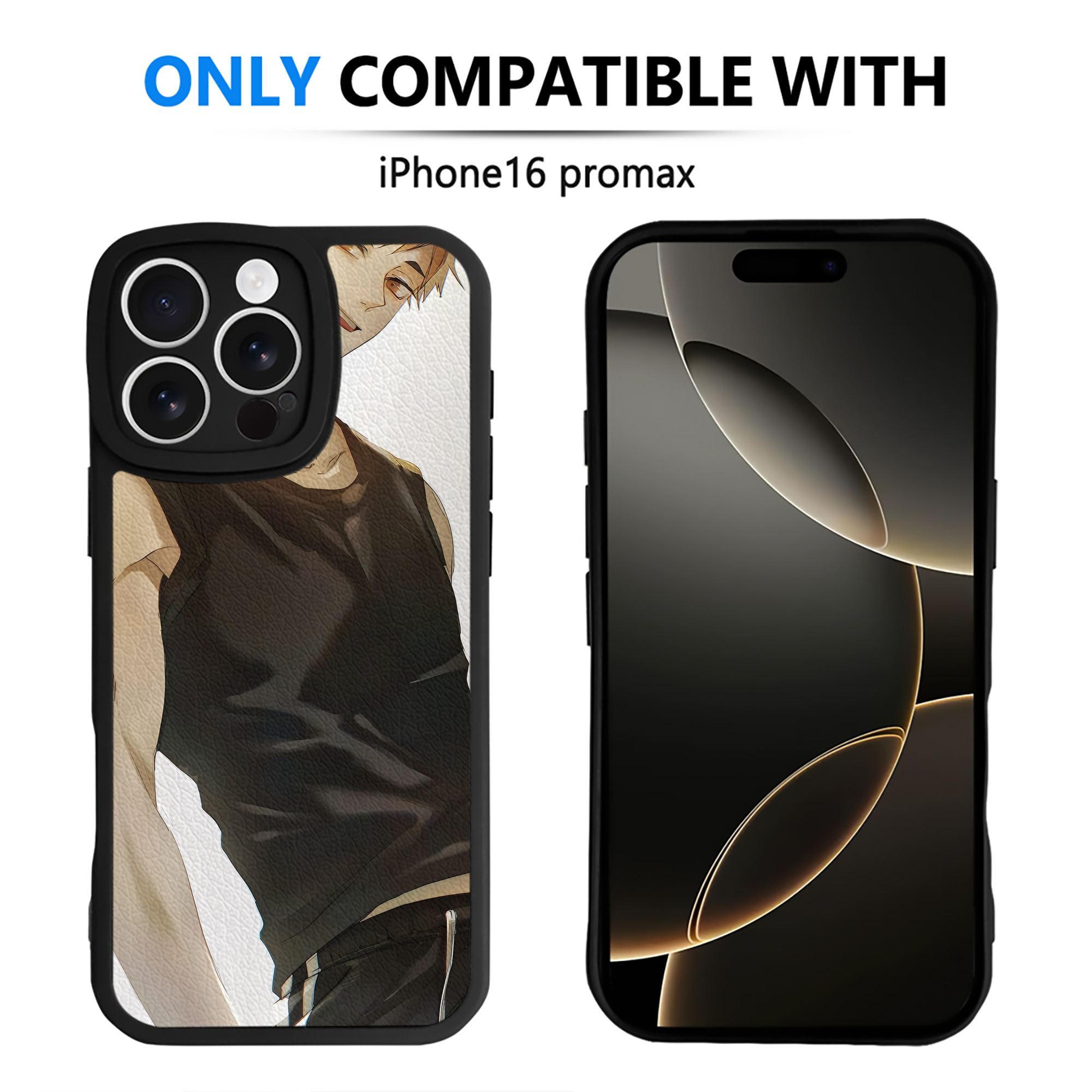 （画像用） ハイキュー!! Haikyu!! 【iPhone 16シリーズ対応】シリコンスマホケース（レザー調） 材質：シリコン